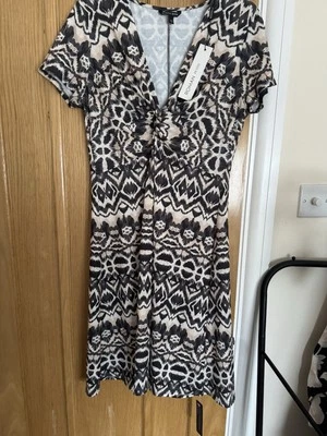 Roman Dress Size 12 Petite Black and  Stone, New With Tags - Image 1 of 2