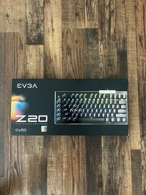EVGA Z20 RGB Optical Mechanical USB Gaming Keyboard Optical Mechanical Switches - Image 1 of 4