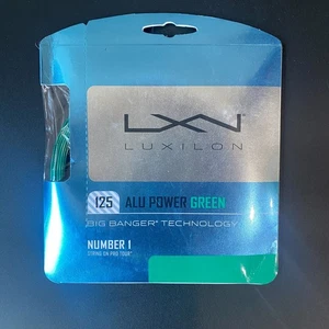 LUXILON ALU Power Green 1.25mm 12.2m 40ft Tennis String Racquet String WRZ990220 - Picture 1 of 2