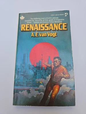 RENAISSANCE by A.E. Van Vogt 1979 1st Pocket Paperback Edition Vintage Sci-Fi - Image 1 of 4