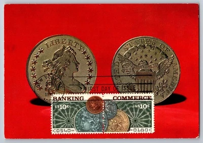 #1577-78 Banking & Commerce FDC Maxi Card - Image 1 of 2