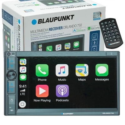 BLAUPUNKT ORLANDO750 Car Stereo 69 Touchscreen Wireless CarPlay Bluetooth USB - Image 1 of 4