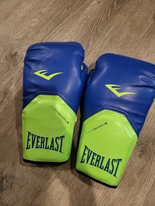 Guanti da allenamento EVERLAST Evershield Elite Pro Style blu verde 12 oz - Foto 1 di 6