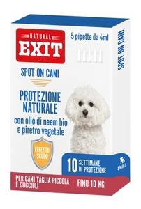 Natural Exit Spot On Antiparassitario Naturale Per Cani 5 Pipette Richiudibili - Foto 1 di 39