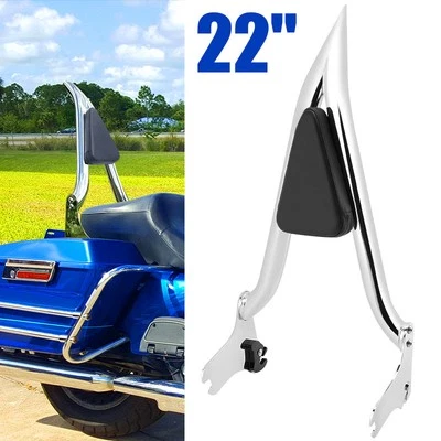 22'' Backrest Sissy Bar For Harley Touring Electra Street Glide FLHX 1997-2008 - Image 1 of 4