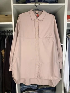 Ewa i Walla Woman’s Elongated Shirt With Buttons - Picture 1 of 24