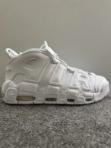 Nike Air More Uptempo 96 - UK 10 - Triple White - 921948 100 - Uomo - Foto 1 di 14