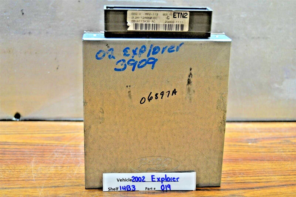 Unidad de control del motor 2L2A12A650EC Ford Explorer Sport 2002 módulo ECU 14B3 019  Foto 1 de 3