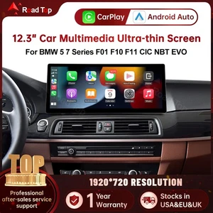 Pantalla Táctil CarPlay Ultra Delgada 12.3" Android Auto Multimedia Para BMW Serie 5/7 - Imagen 1 de 31