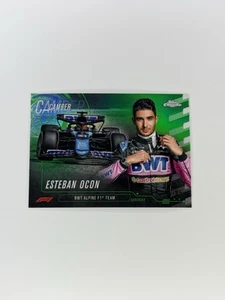 2024 Topps Chrome Formula 1 F1 Esteban Ocon Camber Green /99 CAM-6 - Picture 1 of 2