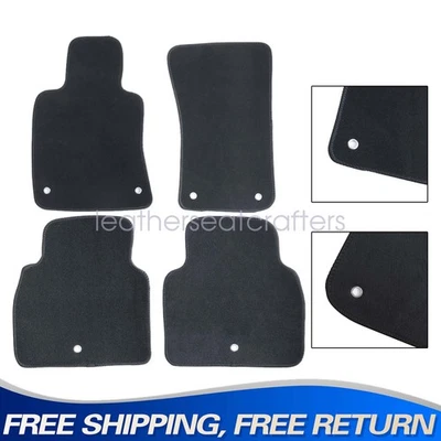 Alfombrillas de terciopelo delanteras y traseras para Infiniti Q50 2016 2017 2018 2019 2020 Foto 1 de 4