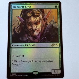 Magic The Gathering Mtg Foil Llanowar Elfen Jesper Jessing Secret Lair Near Mint - Bild 1 von 1