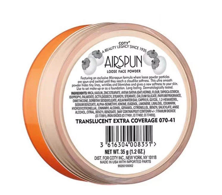 Coty Airspun Translucent Extra Coverage Loose Face Powder - Image 1 of 1
