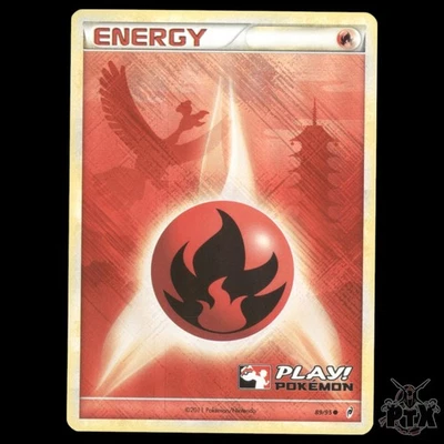 Fire Energy PLAY! Holo #89/95 Call of Legends Promo NM/Near Mint Pokemon 2011 - Image 1 of 3