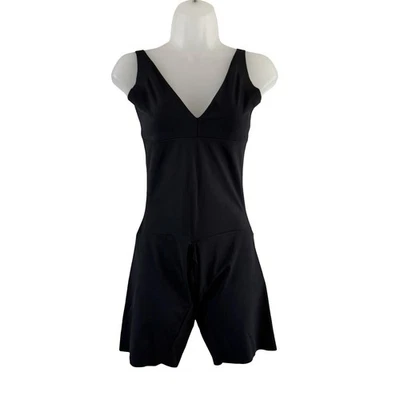 Leonisa Shapewear Body Mujer Grande Negro Estilo 018483 Cuello en V Pantalones Cortos Modelador Foto 1 de 4