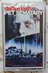 NEW Stephen King's Pet Sematary OST BLACK cassette Limited Terror Vision Rare - Picture 1 of 2