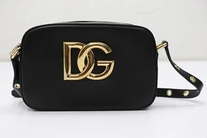 Dolce & Gabbana Dg Small Leather Camera Bag Women's Black - Picture 1 of 11