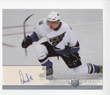 2006-07 Upper Deck Be A Player Portraits Signature Alex Ovechkin Alexander Auto