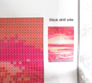 New Red Sunset 5D Diamond Painting Round Drill Kit 9" x 12.5" - Picture 1 of 2