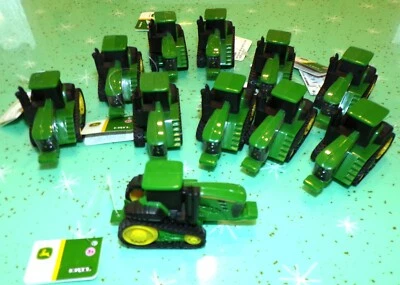 Lot of 11 Tomy Collect N Play 1:64 Scale John Deere Tracked Tractor LP68217 NEW - Image 1 of 4