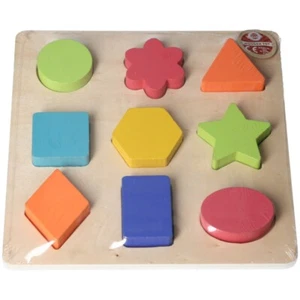 Wooden Shape Sorter Toy Puzzle Learning Multicoloured New - Picture 1 of 1