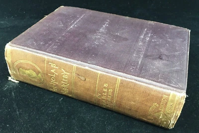 Charles Dickens Book GW Carleton's Illustrated Nicholas Nickleby 1883 HK Brown - Image 1 of 4