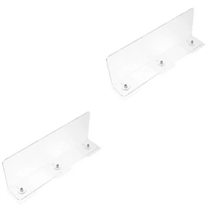 2 Stück Acryl-Wandregal, schwebendes Regal für Küche, Wohnzimmer, Badezimmer, - Bild 1 von 12