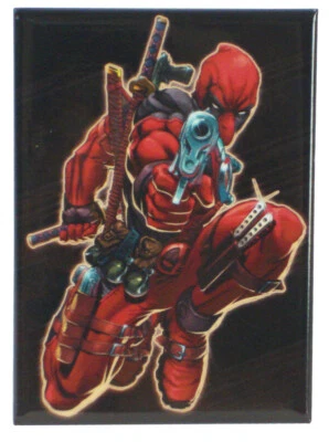 Ímã de geladeira Deadpool Marvel Comics X-Force Universe novo - Imagem 1 de 2