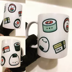 11oz sublimation mug emoji sushi - Picture 1 of 4