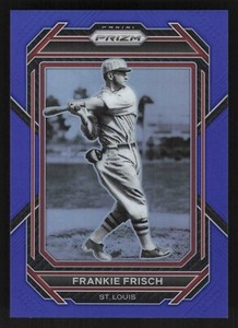 2023 Panini Prizm #217 Frankie Frisch Blue Prizm #'d /149