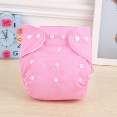 Pañales de tela lavables para bebé ajustables reutilizables 10 piezas/5 pañales + 5 INSERTOS Foto 1 de 4