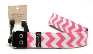 New Capturing Couture Chevron 1.5" Camera Strap (Pink) #19948 - Picture 1 of 1