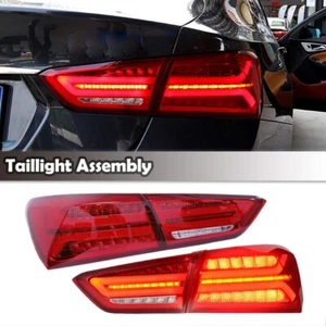 Pair For Chevrolet Malibu LED Rear Lamps Assembly LED Tail Lights 2016-2019 Red - Picture 1 of 13