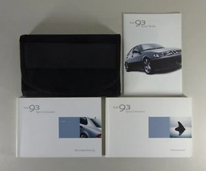 Mappa di Bordo + Istruzioni D'Uso Saab 9-3 Sport-Limousine M2003 Stand 2002 - Foto 1 di 2