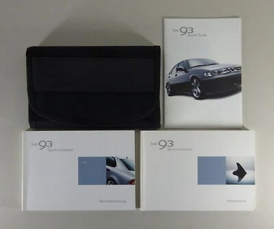 Mappa di Bordo + Istruzioni D'Uso Saab 9-3 Sport-Limousine M2003 Stand 2002 - Immagine 1 di 2