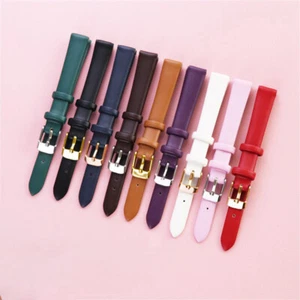 Genuine Leather Watch Strap Band Replacement Bracelet 8-24mm Buy 2 Get 1 Free - Picture 1 of 40