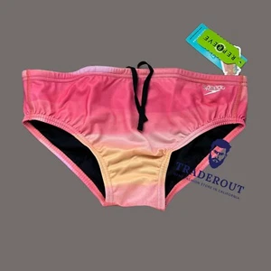 Speedo Men pink endurance swim Brief Bikini Swimwear size 34 - Picture 1 of 2