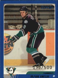 2003-04 (DUCKS) O-Pee-Chee Blue #154 Sandis Ozolinsh /500