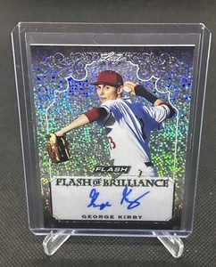 2019 Leaf Flash George Kirby Flash Of Brilliance Auto FB-GK1 Seattle Mariners - Bild 1 von 2