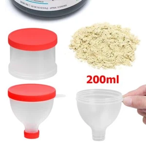 Container Protein Shaker Bottles Gym Partner Water Bottle Protein Powder Funnel - Picture 1 of 12