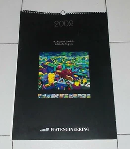 Calendario ROBERTO BERGONZO per FIAT Engineering 2002 Calendar FCA - Picture 1 of 2