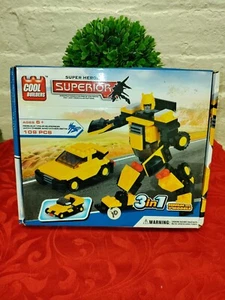 Cool Builders Super Heroes Superior 3 in 1 Rebuilds into 3 Models Box Damage New - Picture 1 of 2