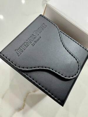 Reloj de Viaje 100% Auténtico AP Audemars Piguet Estuche de Cuero Bolsa Roble Real *NUEVO Foto 1 de 4