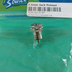 CALRAD 30-379 3,0 MM ID CHASIS MONTAJE COAXIAL TOMA DE ALIMENTACIÓN - Imagen 1 de 5