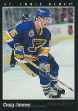 1993-94 Pinnacle #130 CRAIG JANNEY - St. Louis Blues