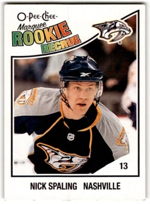 2010-11 O-Pee-Chee Nick Spaling Rookie #523 Nashville Predators - Image 1 of 2