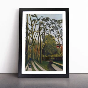 Die Bänke des Bievre von Rousseau gerahmt Leinwand Wandkunst Poster Druck Bild - Bild 1 von 9