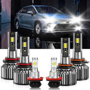For Toyota Corolla 2009-2013 LED Headlight Bulb + Fog Light Combo Super Bright - Picture 1 of 12