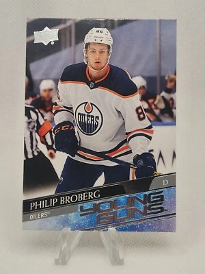 2020-21 Upper Deck - Young Guns #204 Philip Broberg (RC) - Image 1 of 2