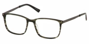 New Perry Ellis PE402-2 Square Grey Havana Eyeglasses Authentic - Picture 1 of 1